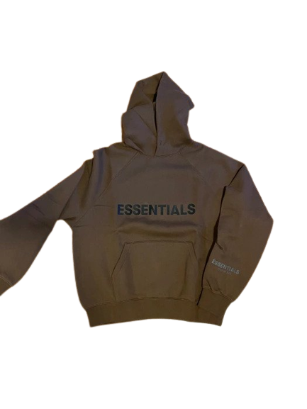 Fear retailer of God Essentials Hoodie Brown Size M